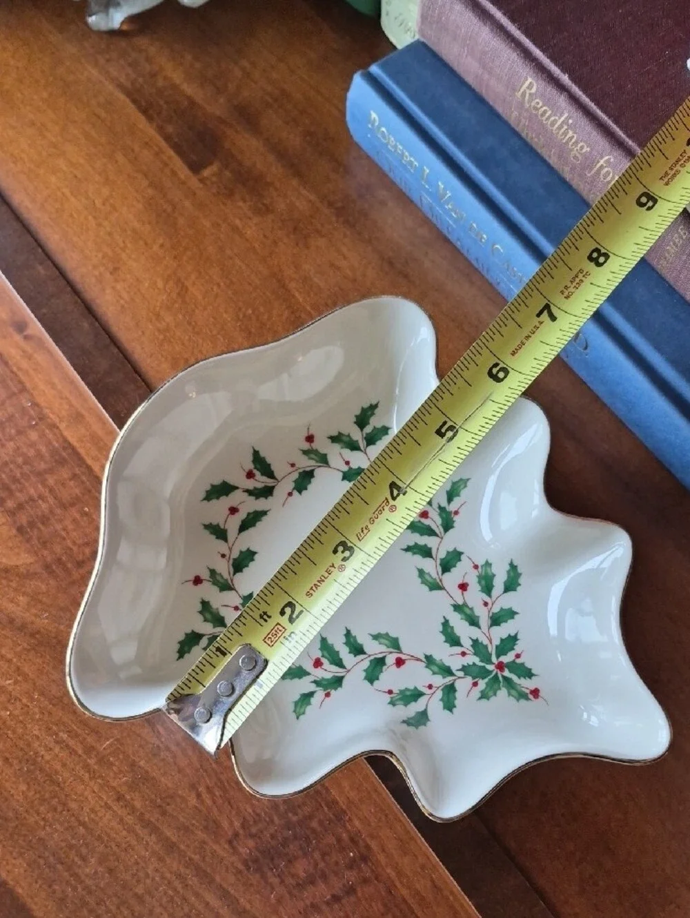 Lenox Holiday Holly Tree Candy Dish